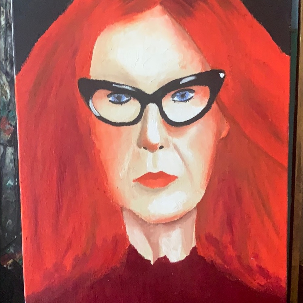 Myrtle Snow AHS Coven Oil Painting